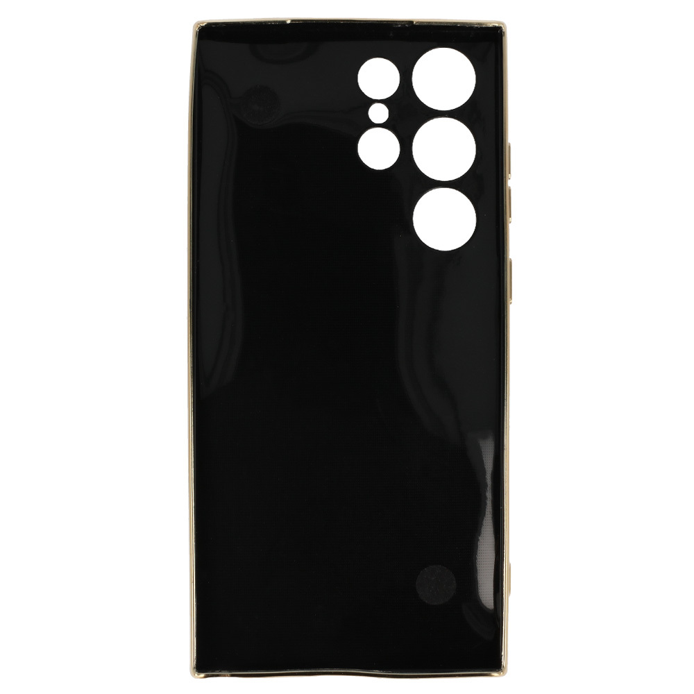 Pokrowiec etui silikonowe Trend Case wzr 4 czarne SAMSUNG Galaxy S23 Ultra / 3