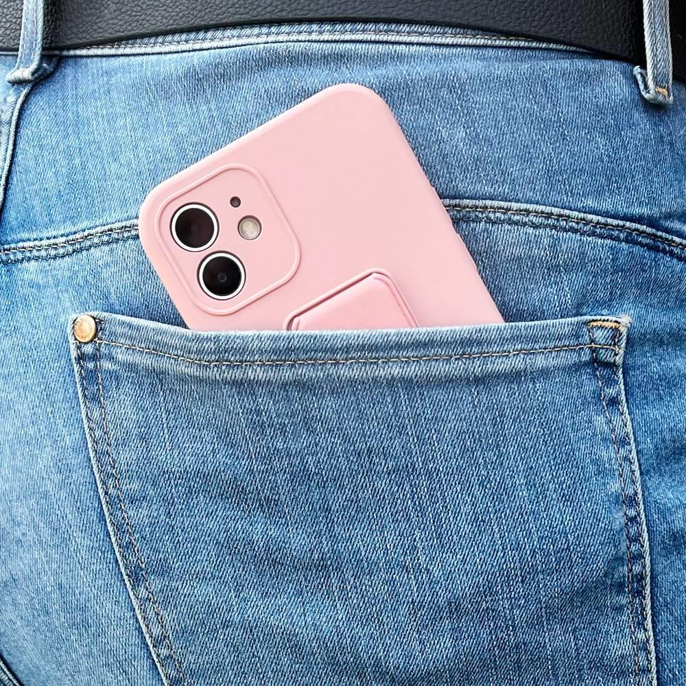 Pokrowiec etui silikonowe Wozinsky Kickstand Case granatowe SAMSUNG Galaxy Note 20 / 11