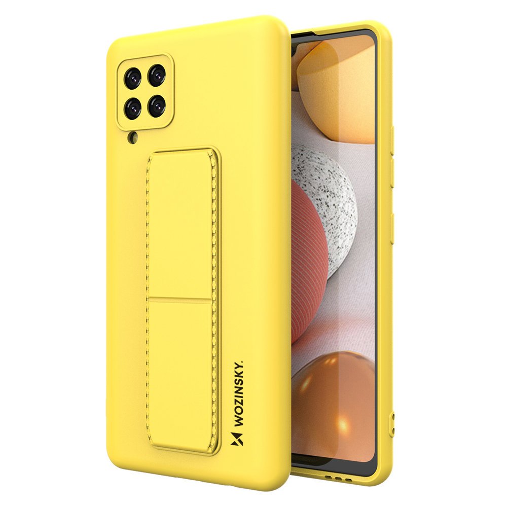 Pokrowiec etui silikonowe Wozinsky Kickstand Case te SAMSUNG Galaxy A42 5G