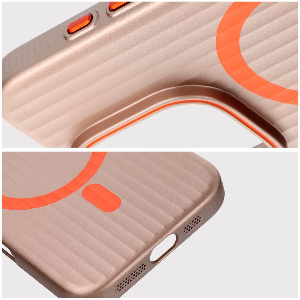 Pokrowiec Etui SIMPLY MagSafe złote APPLE iPhone 16 Pro Max / 7