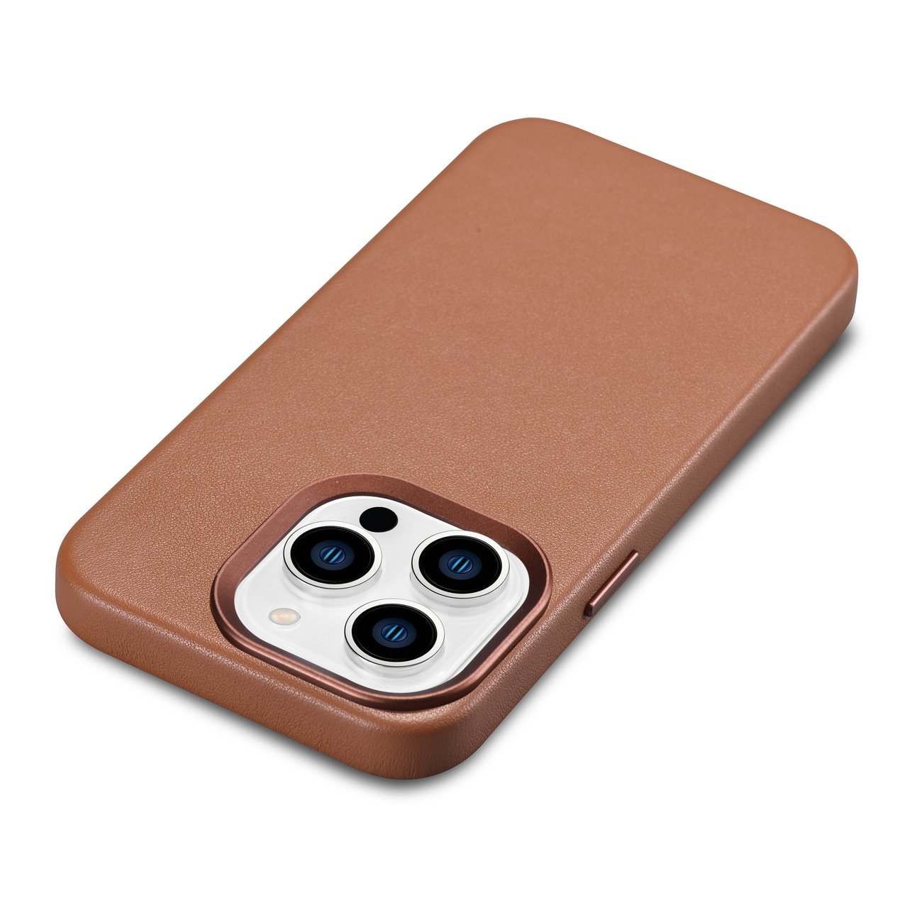 Pokrowiec etui skrzane iCarer Case Leather brzowe APPLE iPhone 14 Pro / 11