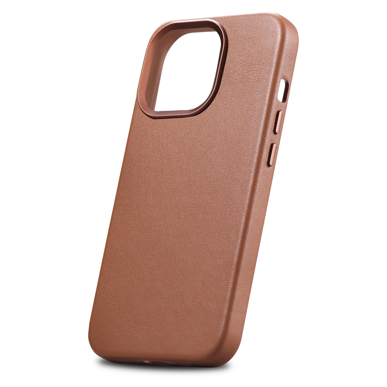 Pokrowiec etui skrzane iCarer Case Leather brzowe APPLE iPhone 14 Pro / 7
