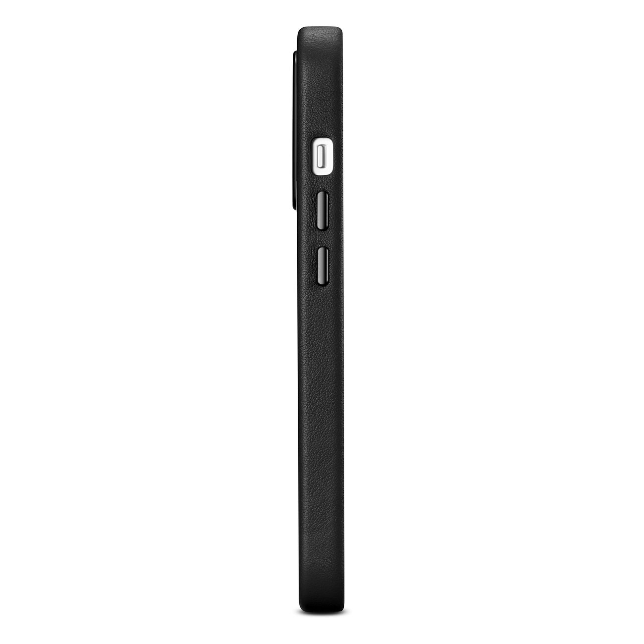 Pokrowiec etui skrzane iCarer Case Leather czarne APPLE iPhone 14 Pro Max / 6