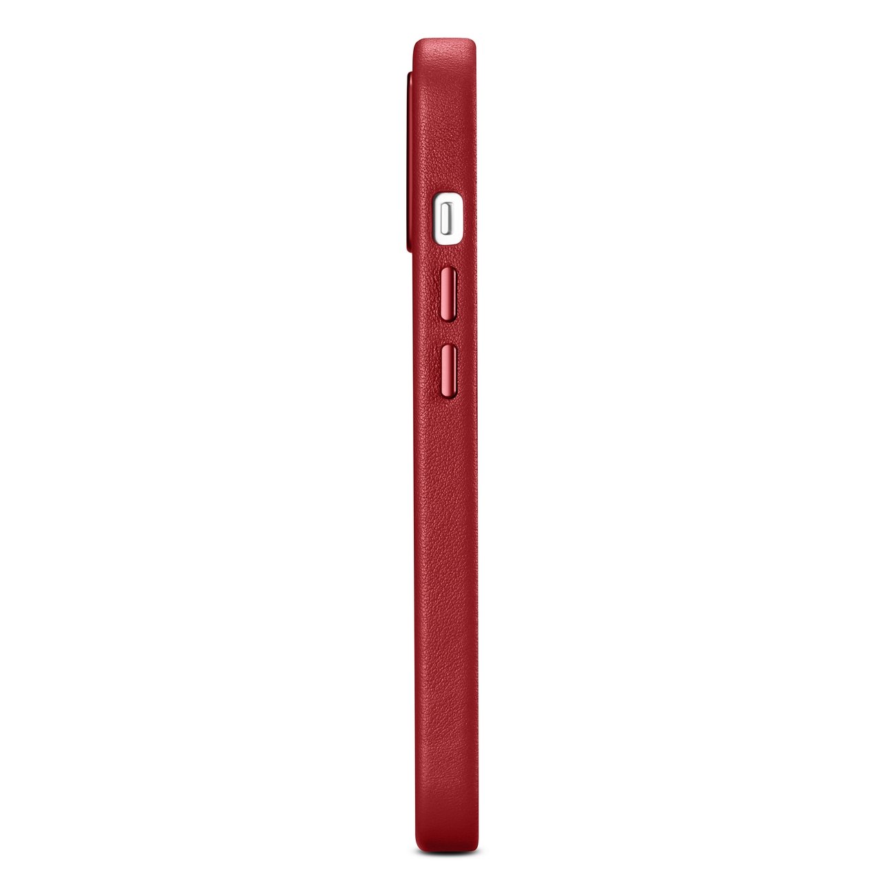 Pokrowiec etui skrzane iCarer Case Leather czerwone APPLE iPhone 14 Plus / 6