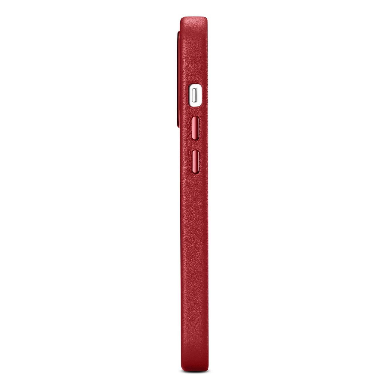 Pokrowiec etui skrzane iCarer Case Leather czerwone APPLE iPhone 14 Pro / 6