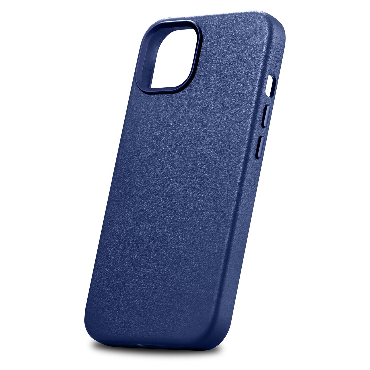 Pokrowiec etui skrzane iCarer Case Leather niebieskie APPLE iPhone 14 Plus / 7