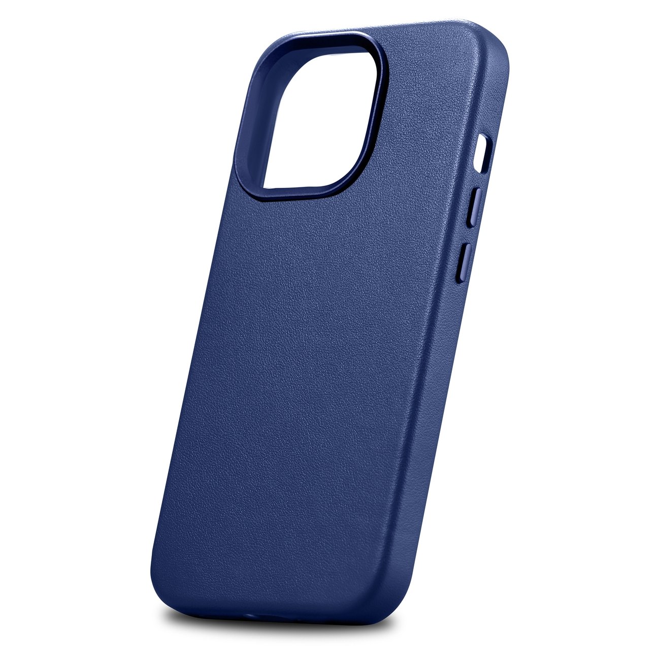 Pokrowiec etui skrzane iCarer Case Leather niebieskie APPLE iPhone 14 Pro / 7