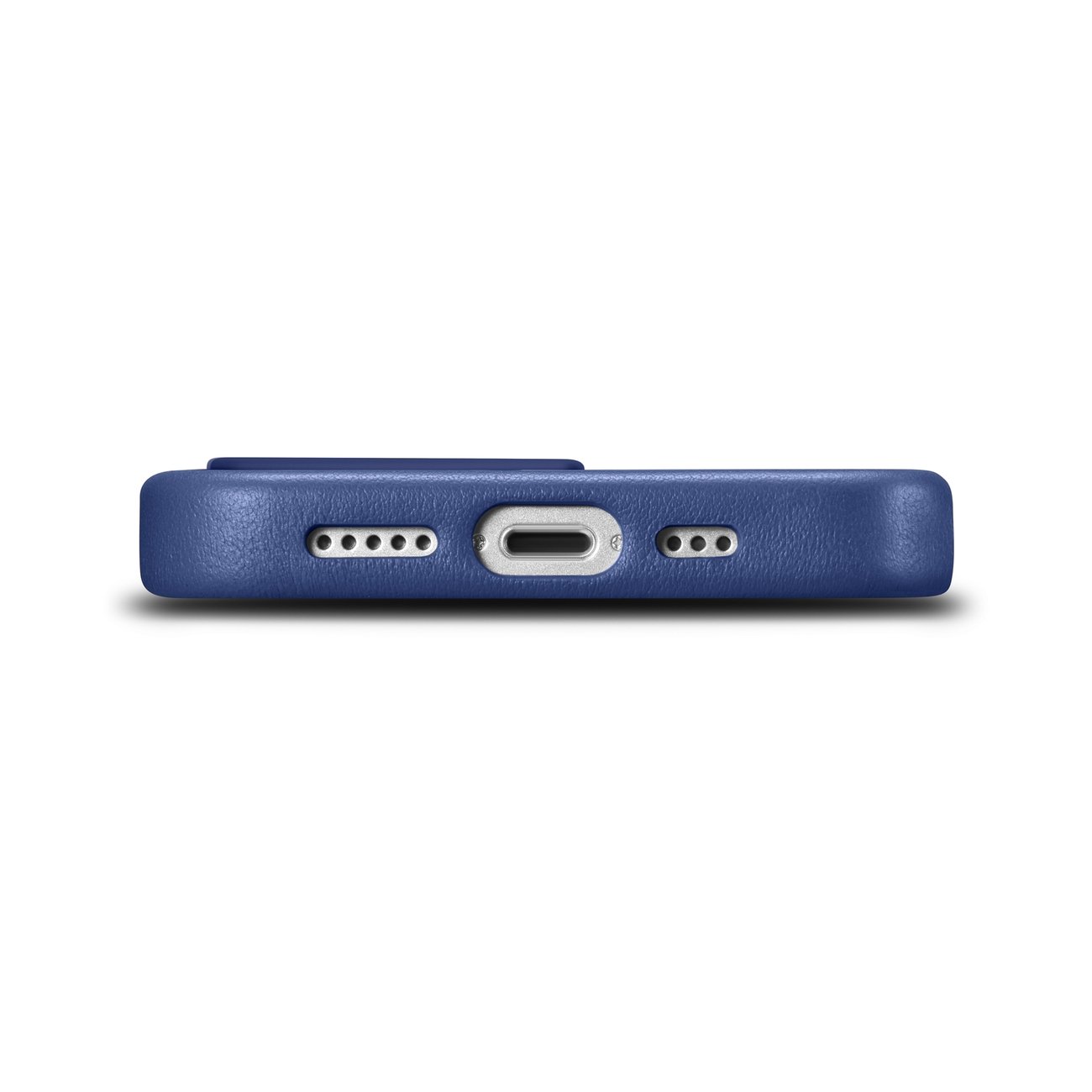 Pokrowiec etui skrzane iCarer Case Leather niebieskie APPLE iPhone 14 Pro Max / 4