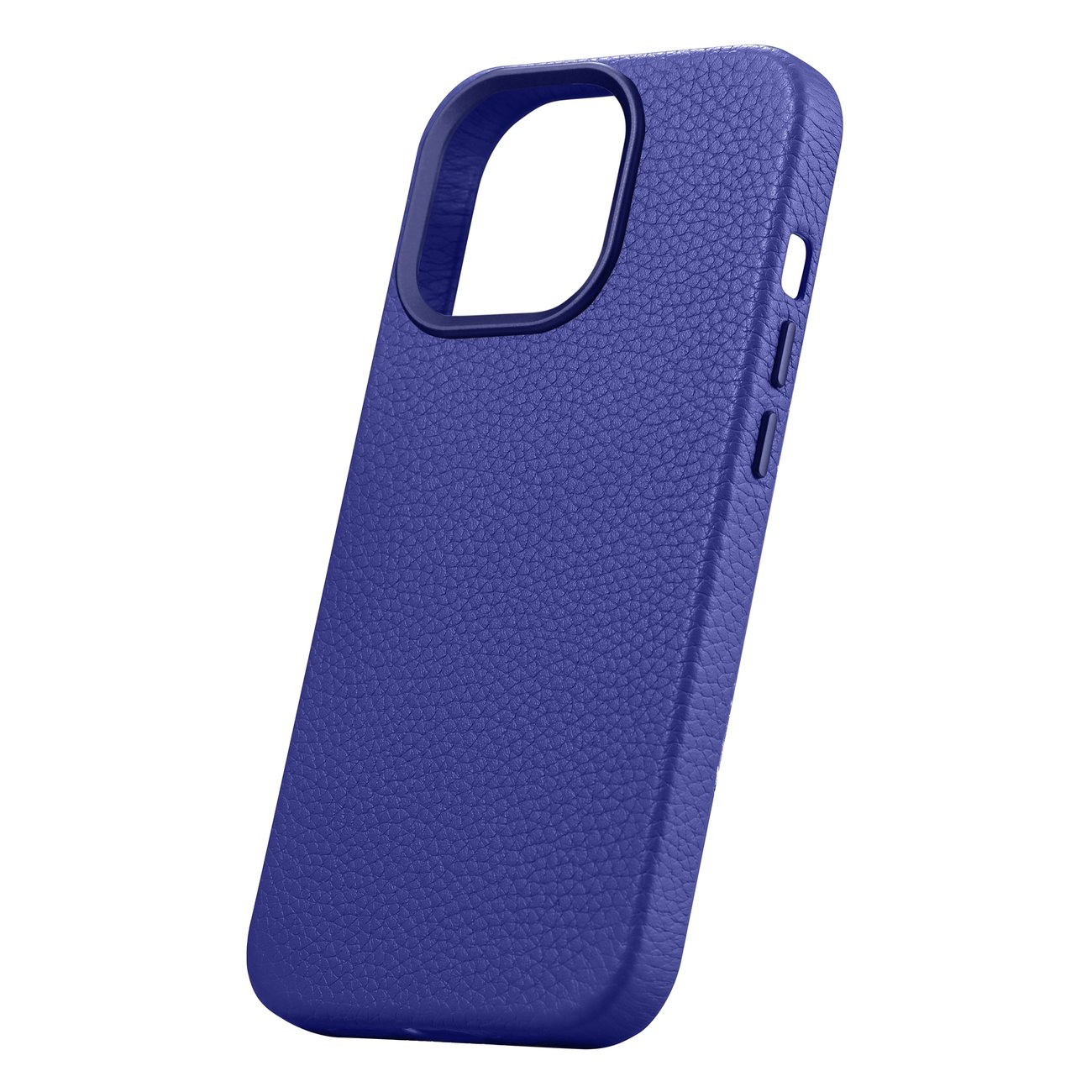 Pokrowiec etui skrzane iCarer Litchi Premium Leather Case ciemnoniebieskie APPLE iPhone 14 Pro / 8