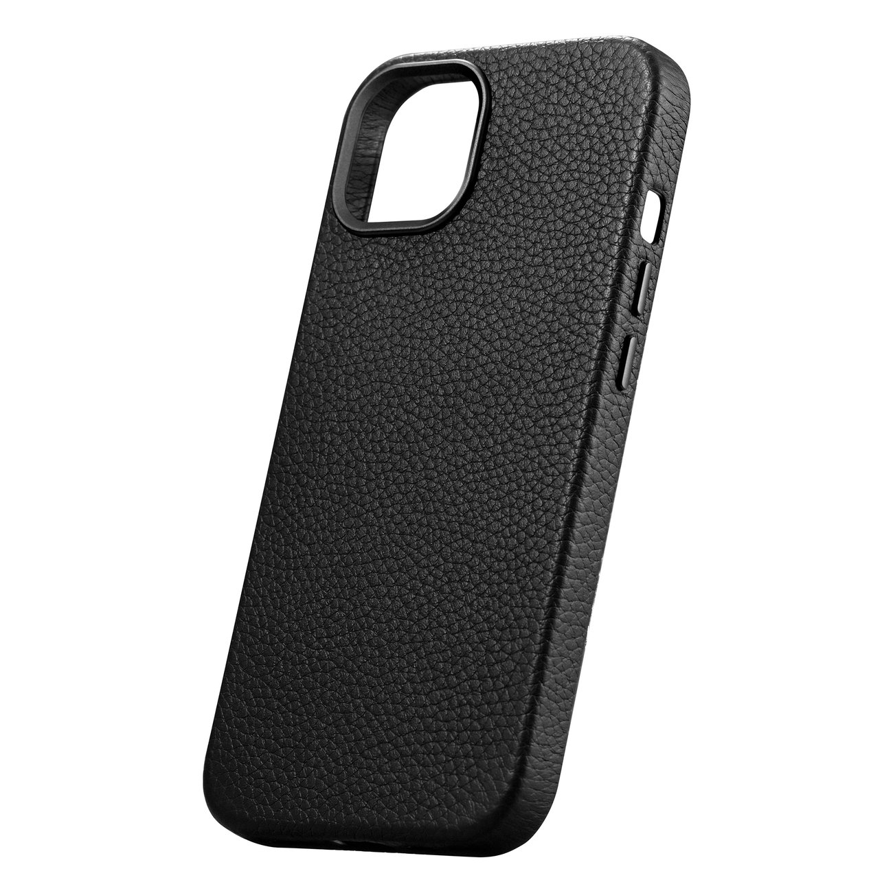 Pokrowiec etui skrzane iCarer Litchi Premium Leather Case czarne APPLE iPhone 14 / 8