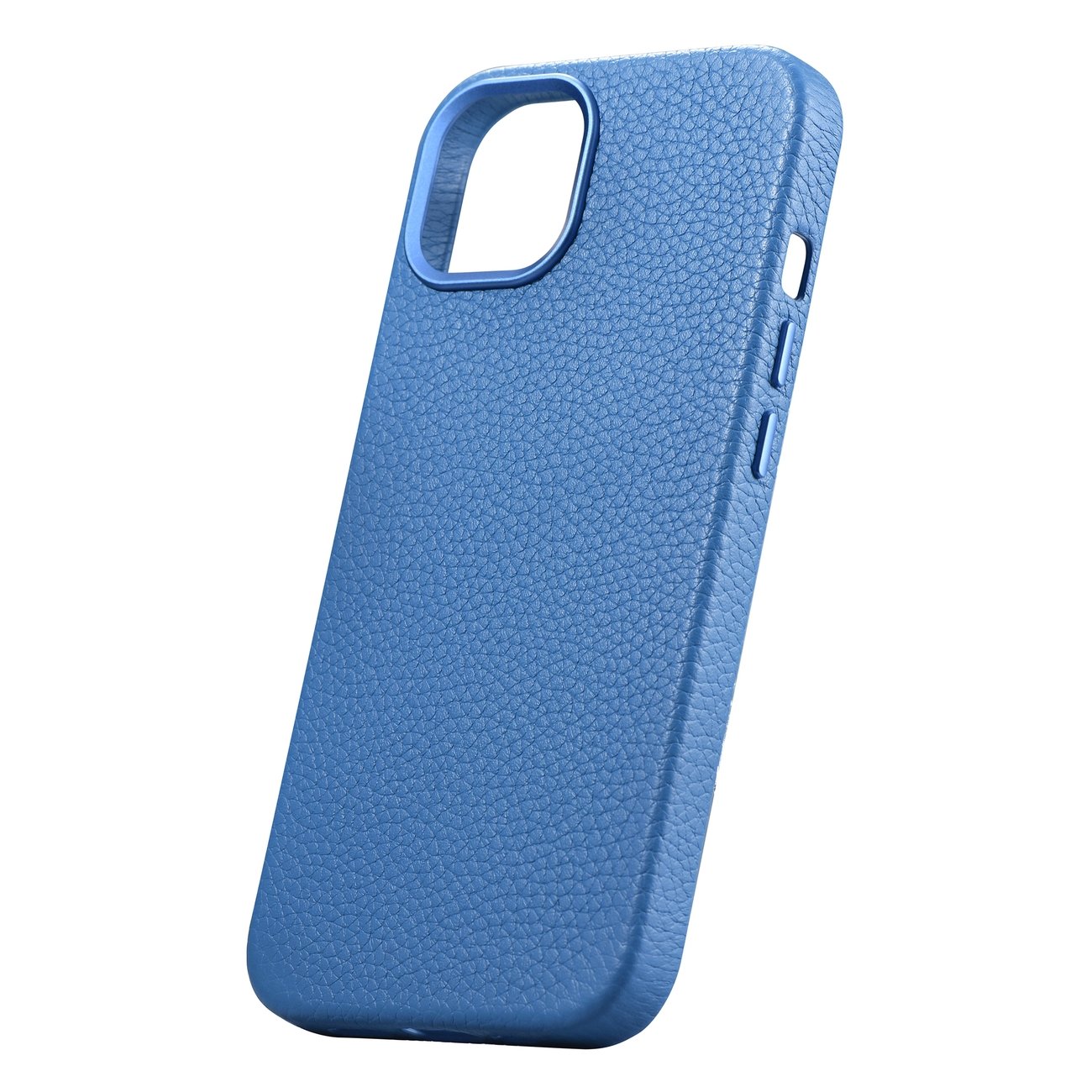 Pokrowiec etui skrzane iCarer Litchi Premium Leather Case jasnoniebieskie APPLE iPhone 14 / 8