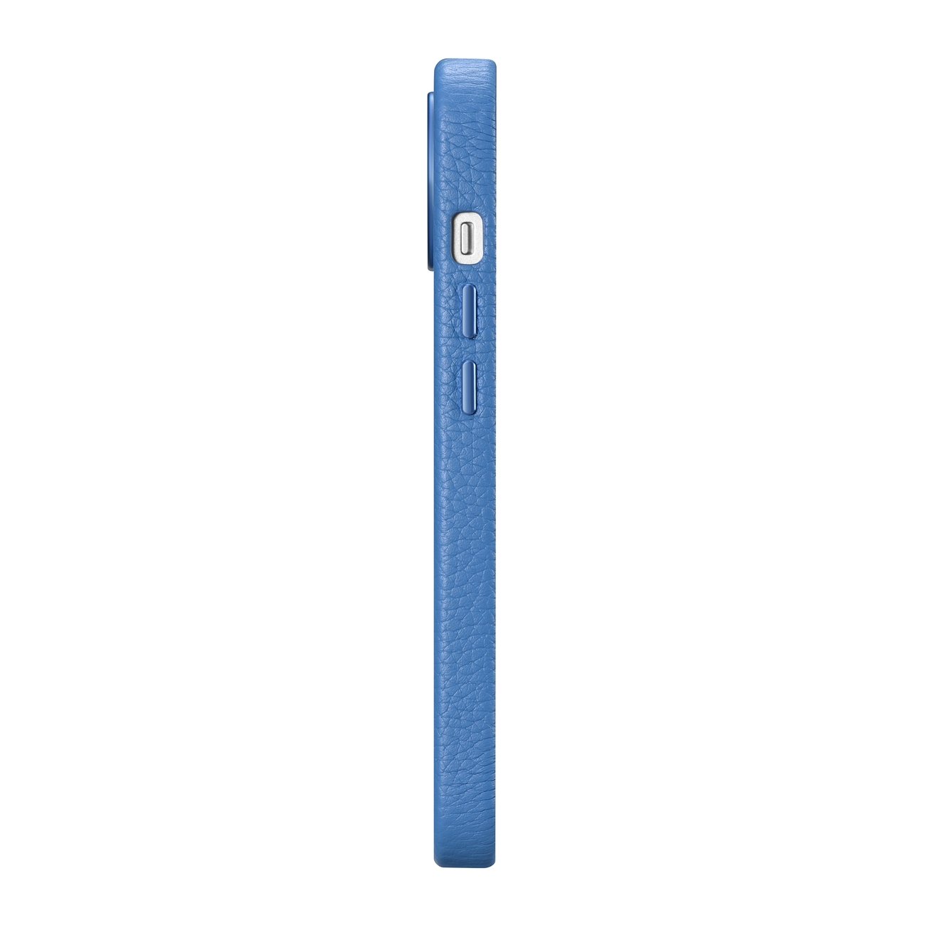 Pokrowiec etui skrzane iCarer Litchi Premium Leather Case jasnoniebieskie APPLE iPhone 14 Plus / 5