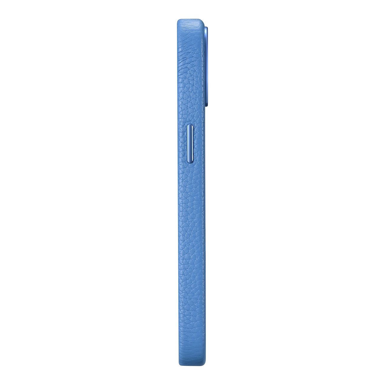 Pokrowiec etui skrzane iCarer Litchi Premium Leather Case jasnoniebieskie APPLE iPhone 14 Plus / 6