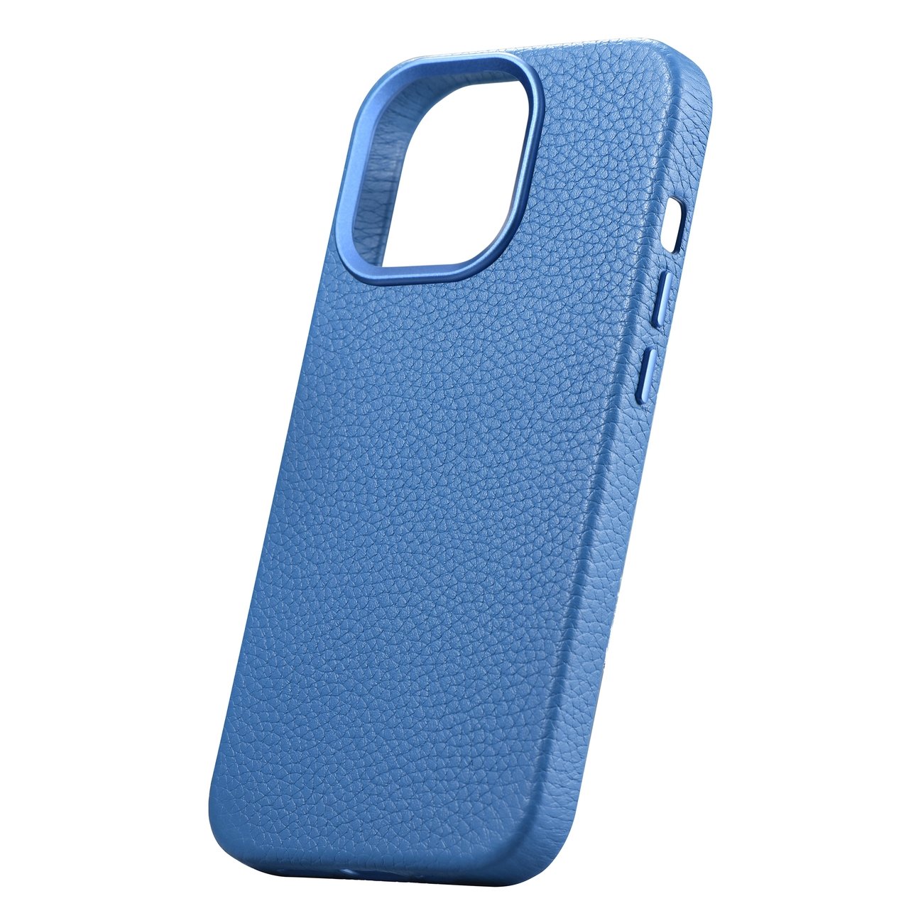 Pokrowiec etui skrzane iCarer Litchi Premium Leather Case jasnoniebieskie APPLE iPhone 14 Pro / 8
