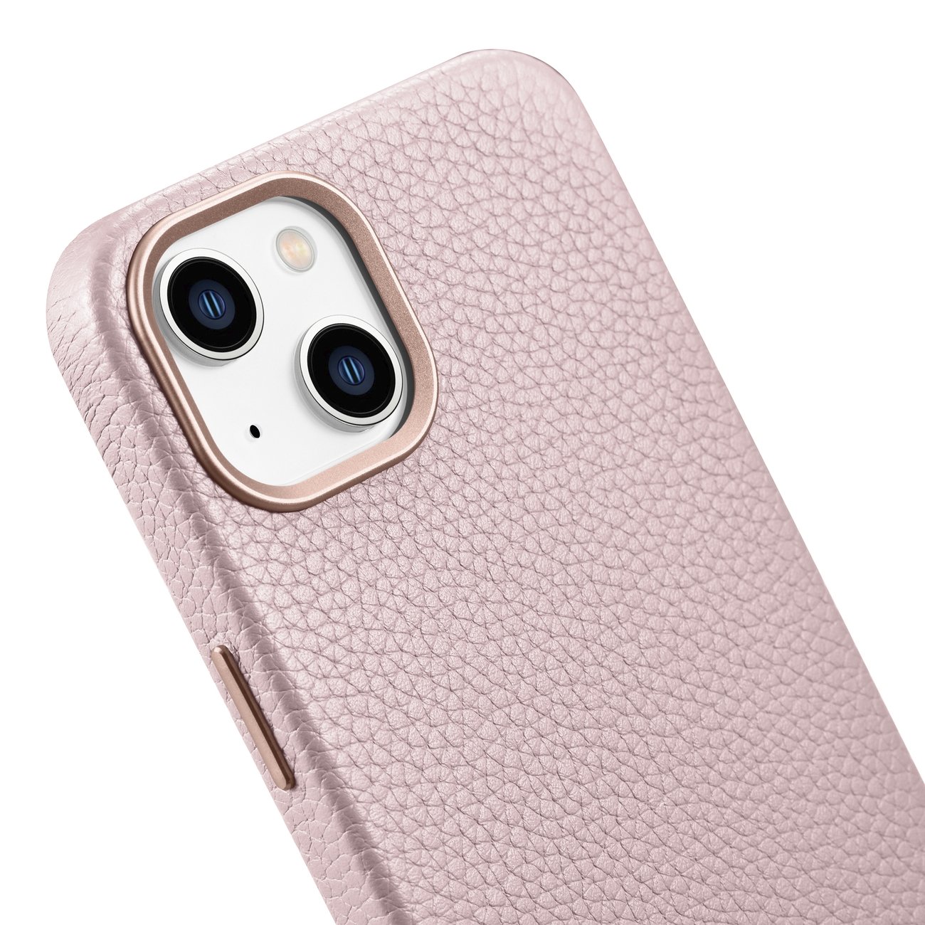 Pokrowiec etui skrzane iCarer Litchi Premium Leather Case rowe APPLE iPhone 14 Plus / 10