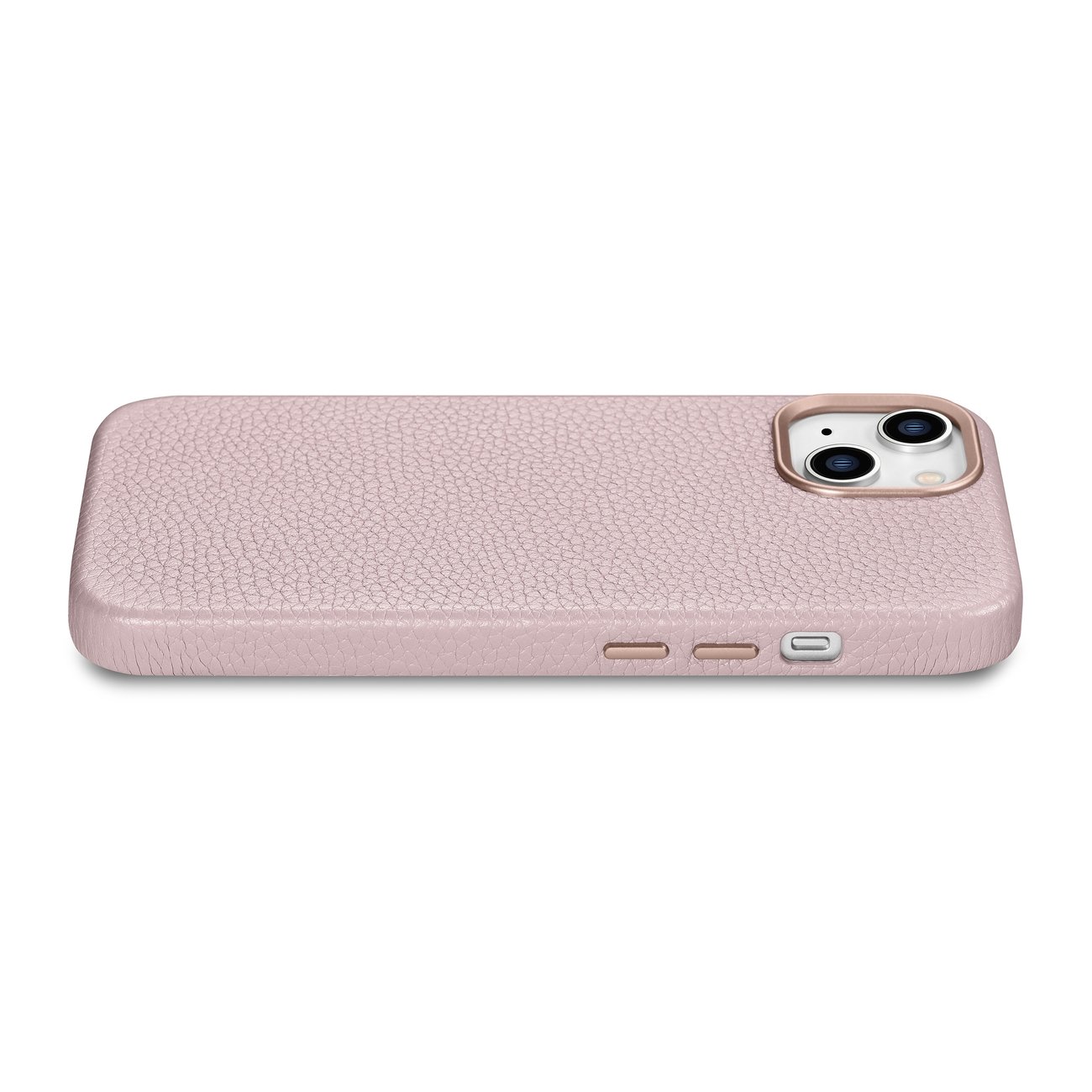 Pokrowiec etui skrzane iCarer Litchi Premium Leather Case rowe APPLE iPhone 14 Plus / 11
