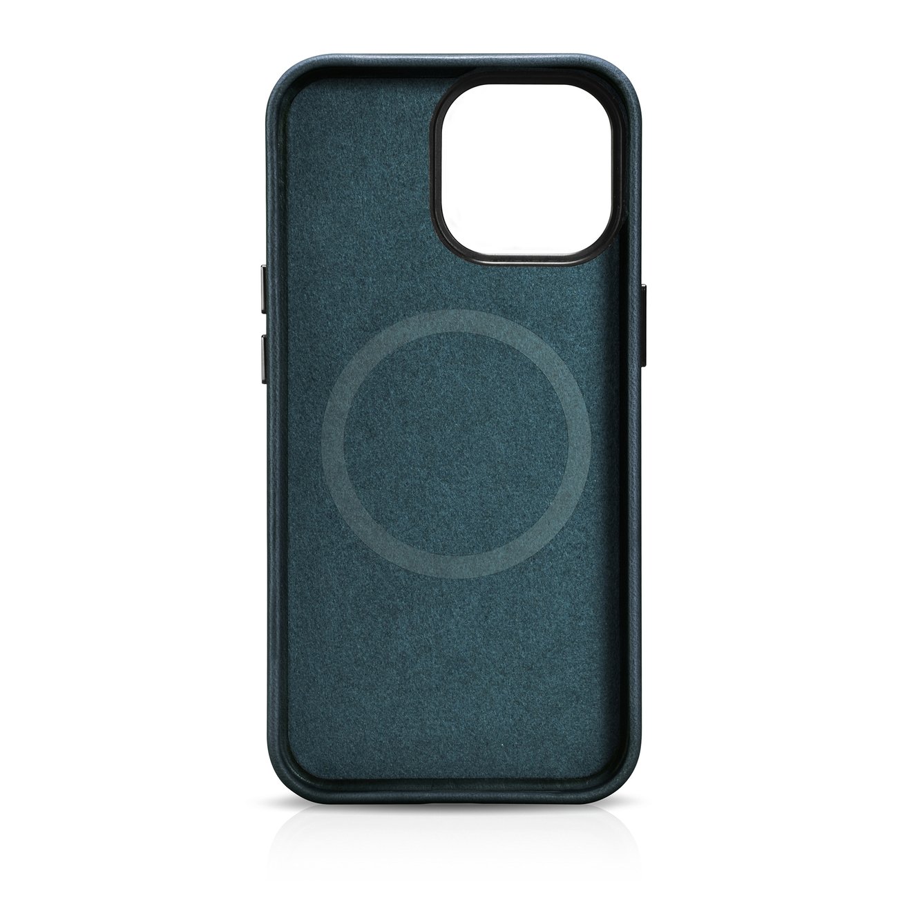 Pokrowiec etui skrzane iCarer Oil Wax Premium Leather Case ciemnoniebieskie APPLE iPhone 14 Pro / 4