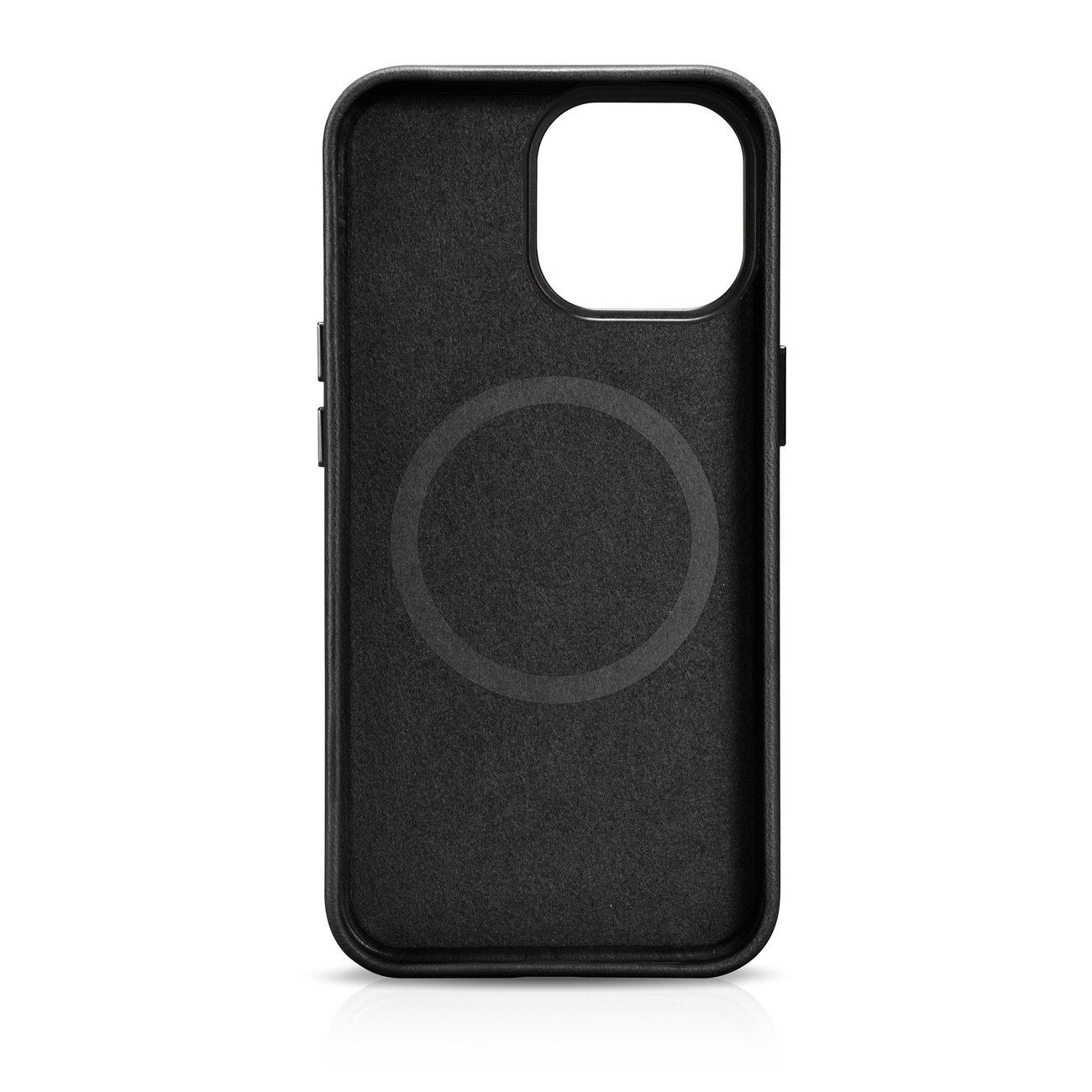 Pokrowiec etui skrzane iCarer Oil Wax Premium Leather Case czarne APPLE iPhone 14 Pro / 3