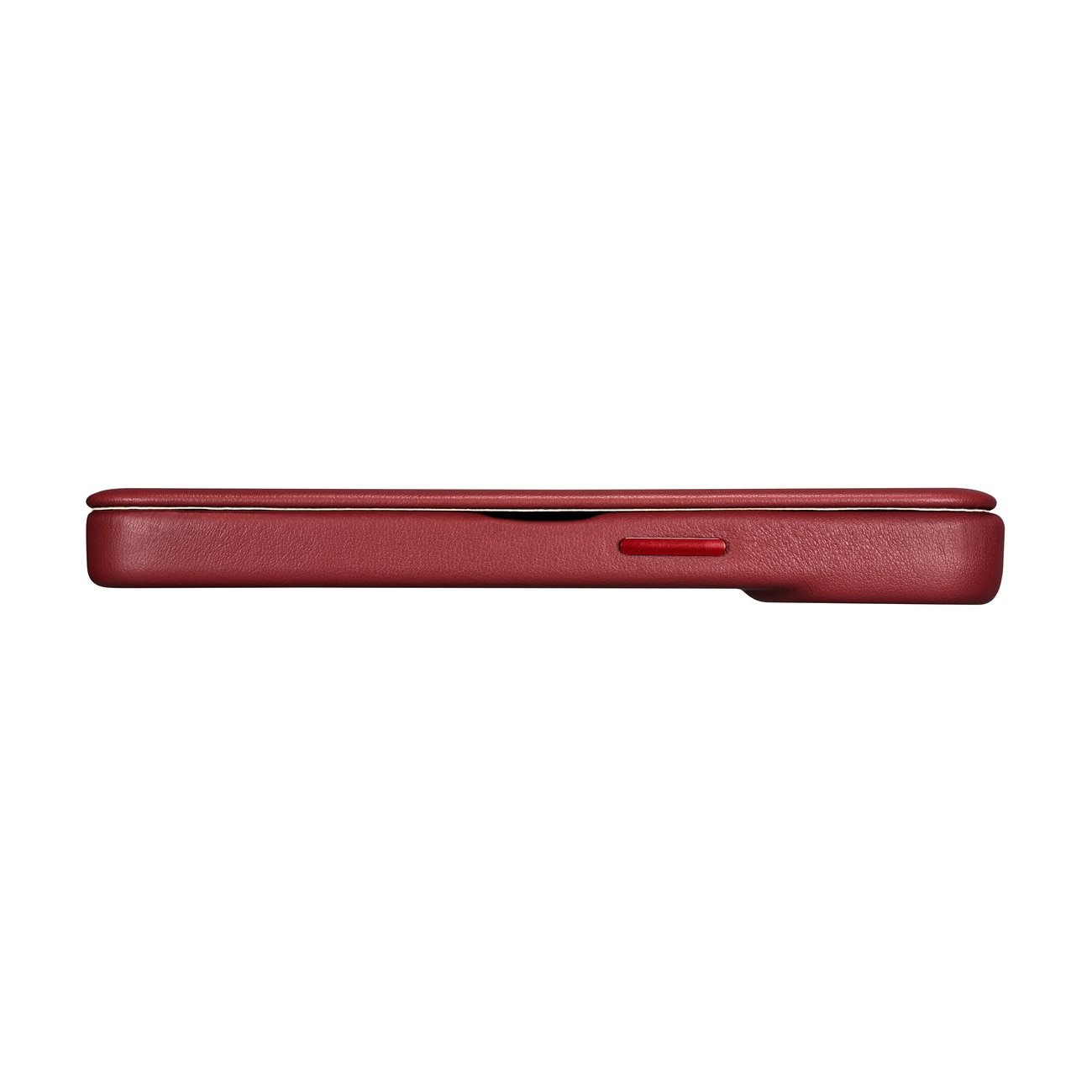 Pokrowiec etui skrzane z klapk iCarer CE Premium Leather Folio Case czerwone APPLE iPhone 14 Pro Max / 12