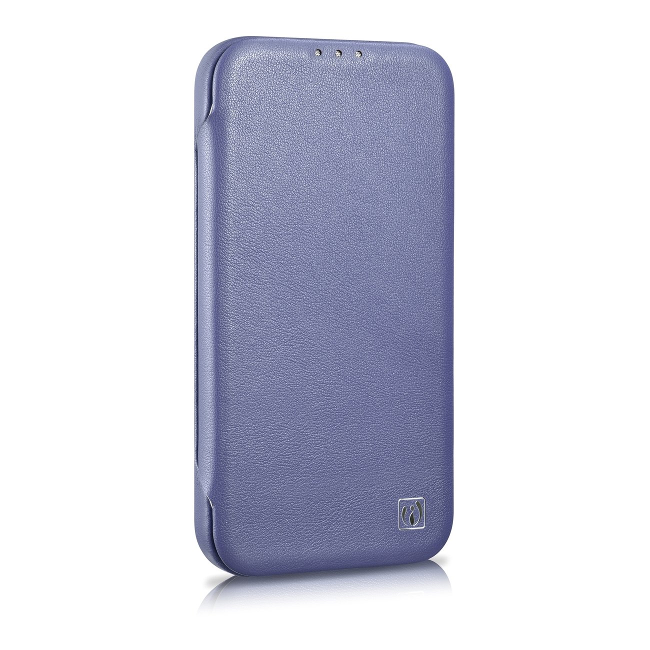 Pokrowiec etui skrzane z klapk iCarer CE Premium Leather Folio Case jasnofioletowe APPLE iPhone 14 / 5