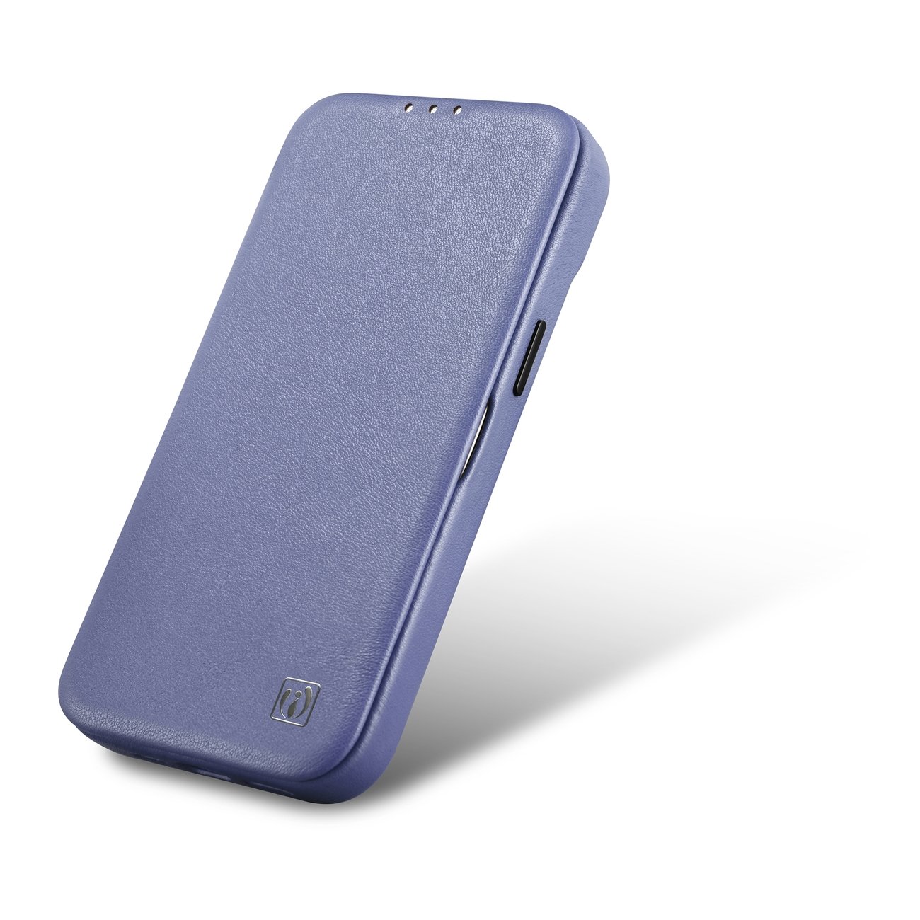 Pokrowiec etui skrzane z klapk iCarer CE Premium Leather Folio Case jasnofioletowe APPLE iPhone 14 Plus / 8