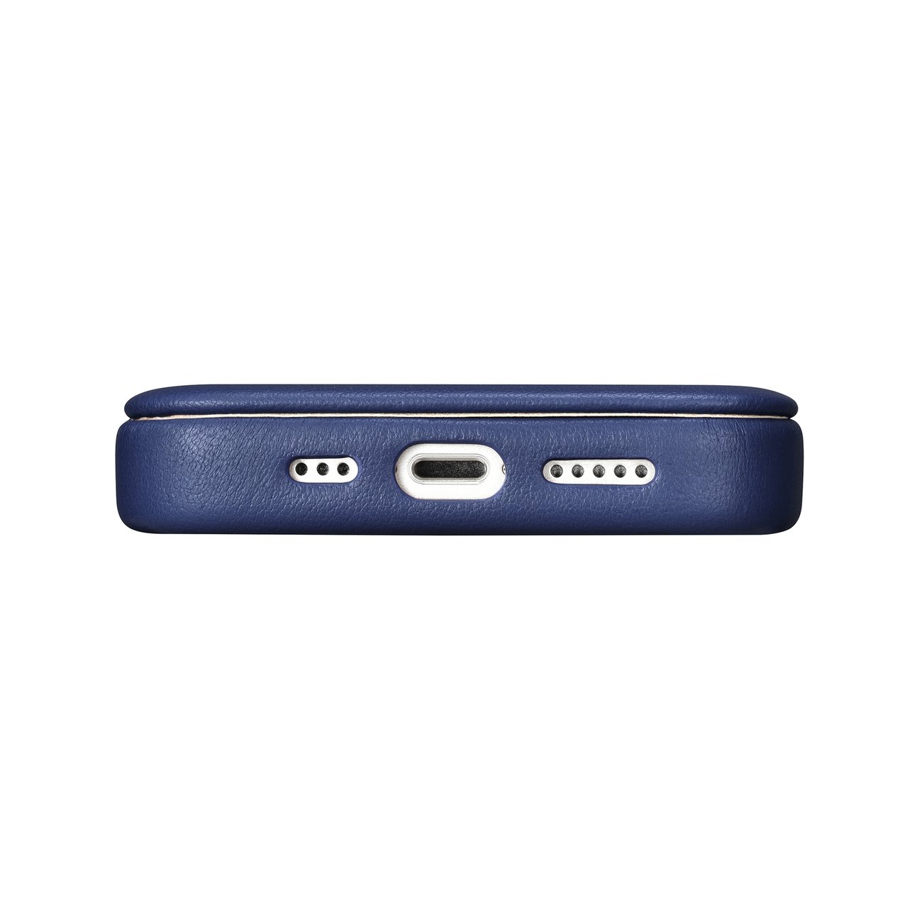 Pokrowiec etui skrzane z klapk iCarer CE Premium Leather Folio Case niebieskie APPLE iPhone 14 / 10