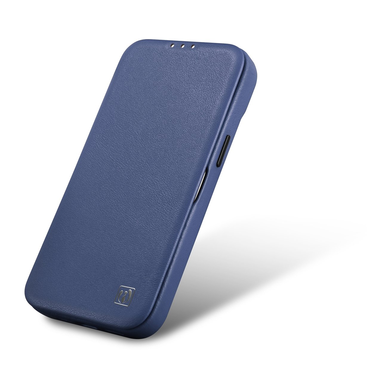 Pokrowiec etui skrzane z klapk iCarer CE Premium Leather Folio Case niebieskie APPLE iPhone 14 / 8
