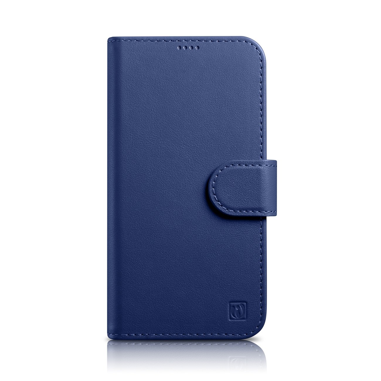 Pokrowiec etui skrzane z klapk iCarer Wallet Case 2in1 niebieskie APPLE iPhone 14 Pro
