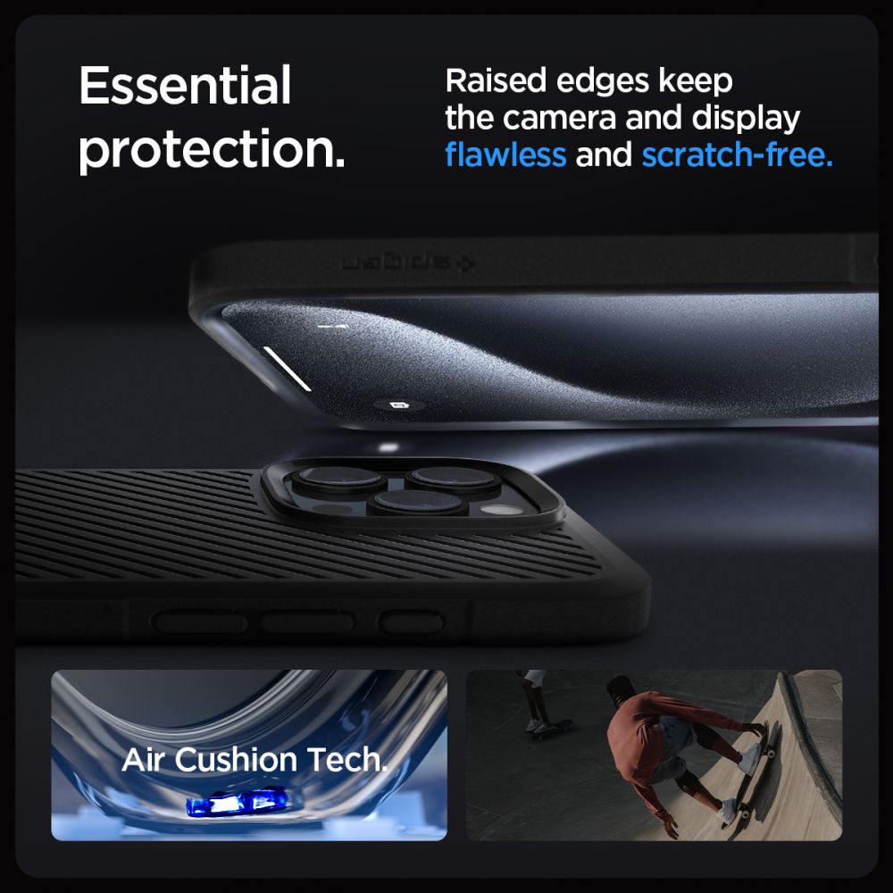 Pokrowiec etui Spigen Core Armor czarne APPLE iPhone 16 Pro Max / 10 Pokrowiec etui Spigen Core Armor czarne APPLE iPhone 16 Pro Max / 10