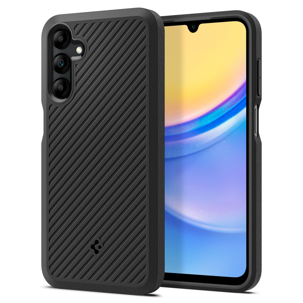 Pokrowiec etui Spigen Core Armor czarne SAMSUNG Galaxy A15 5G