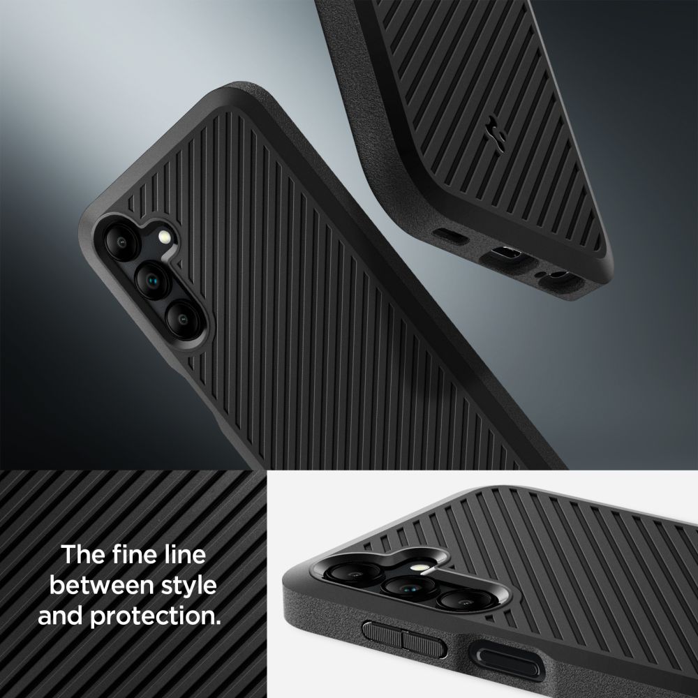 Pokrowiec etui Spigen Core Armor czarne SAMSUNG Galaxy A15 5G / 12