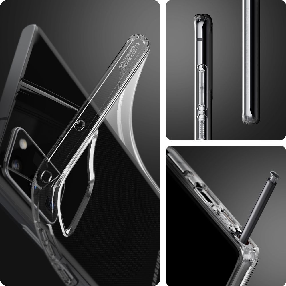 Pokrowiec etui Spigen Liquid Crystal Przeroczyste SAMSUNG Galaxy Note 20 / 9