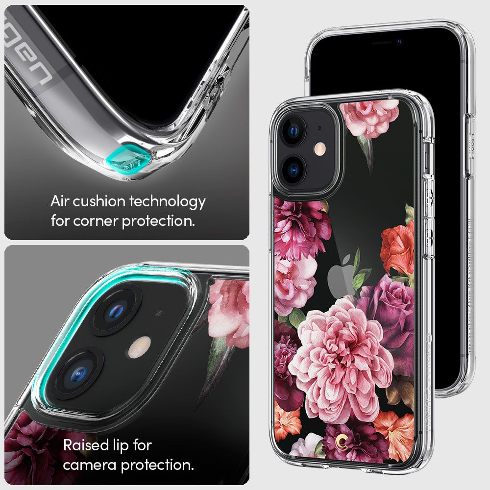 Pokrowiec etui Spigen Cyrill Cecile Rose Floral APPLE iPhone 12 Mini / 9