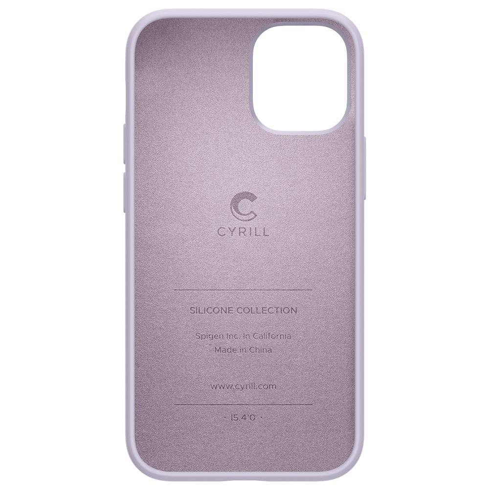 Pokrowiec etui Spigen Cyrill Silicone Lavender APPLE iPhone 12 Mini / 4
