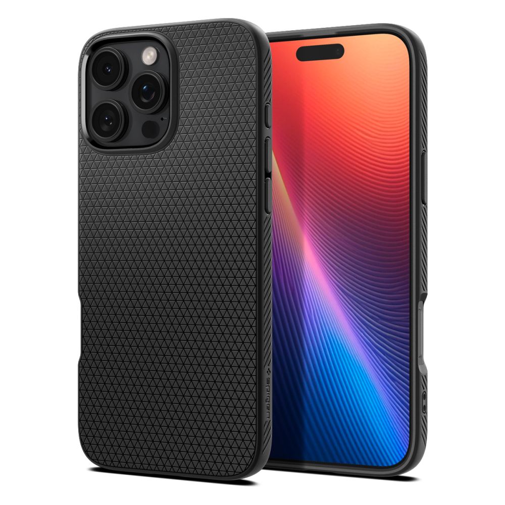 Pokrowiec etui Spigen Liquid AIR Armor czarne APPLE iPhone 16 Pro Max
