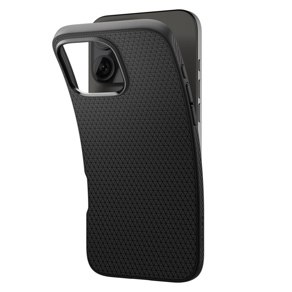 Pokrowiec etui Spigen Liquid AIR Armor czarne APPLE iPhone 16 Pro Max / 5