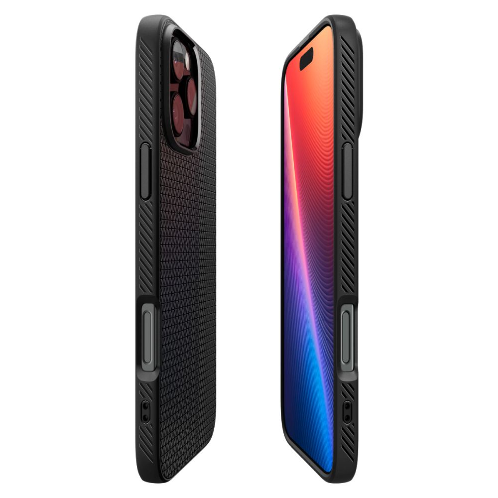 Pokrowiec etui Spigen Liquid AIR Armor czarne APPLE iPhone 16 Pro Max / 6