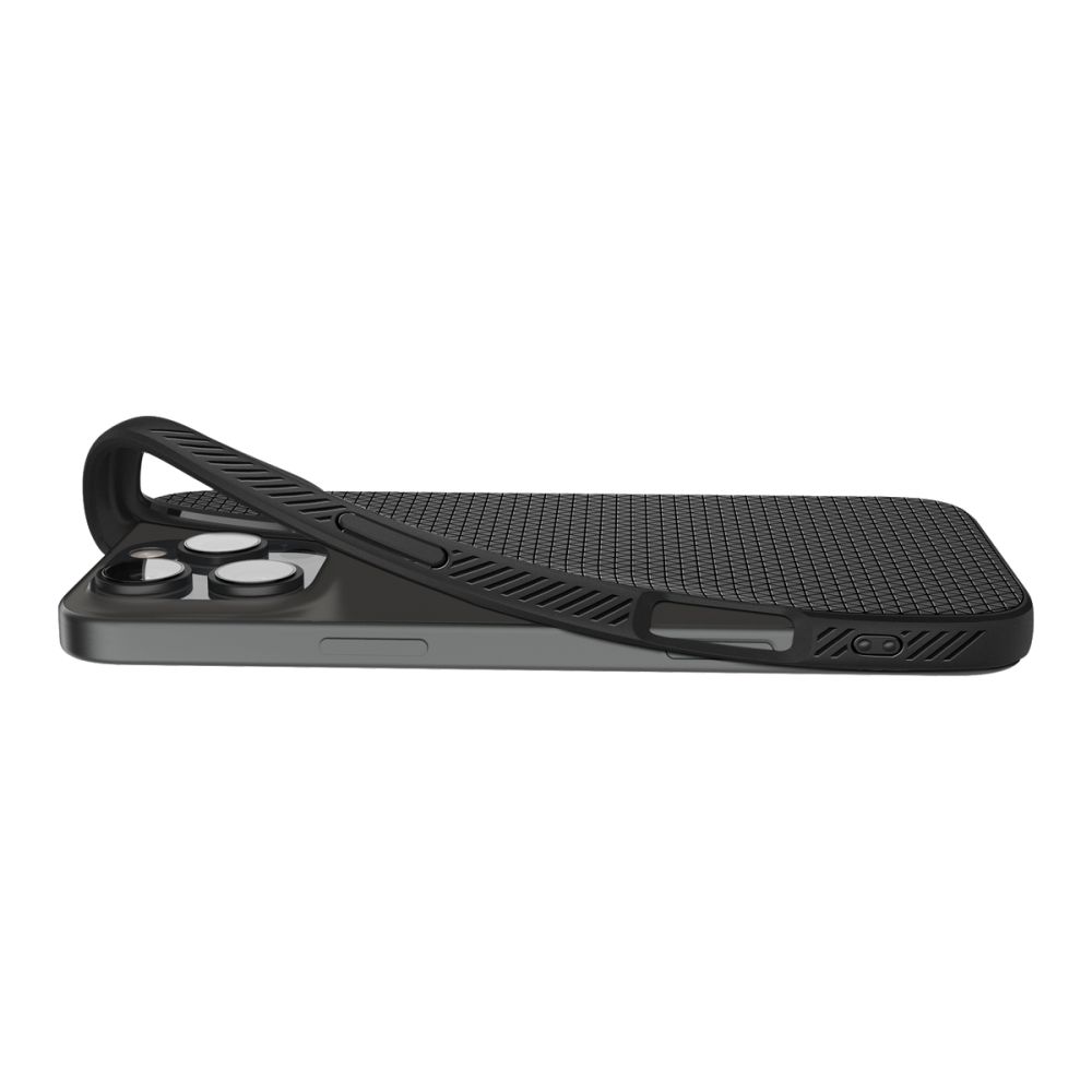 Pokrowiec etui Spigen Liquid AIR Armor czarne APPLE iPhone 16 Pro Max / 7