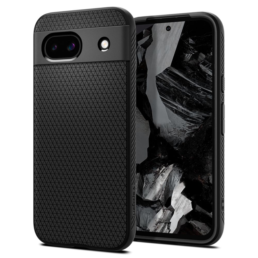 Pokrowiec etui Spigen Liquid AIR Armor czarne Google Pixel 8a