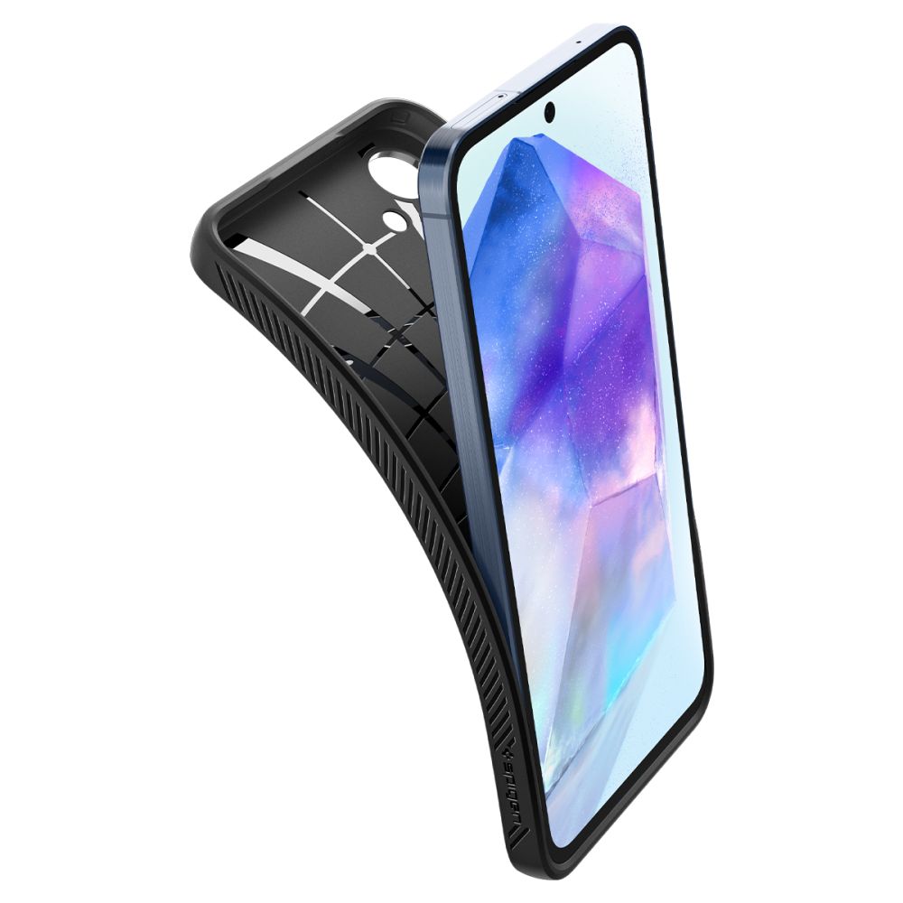 Pokrowiec etui Spigen Liquid AIR Armor czarne SAMSUNG Galaxy A55 5G / 9