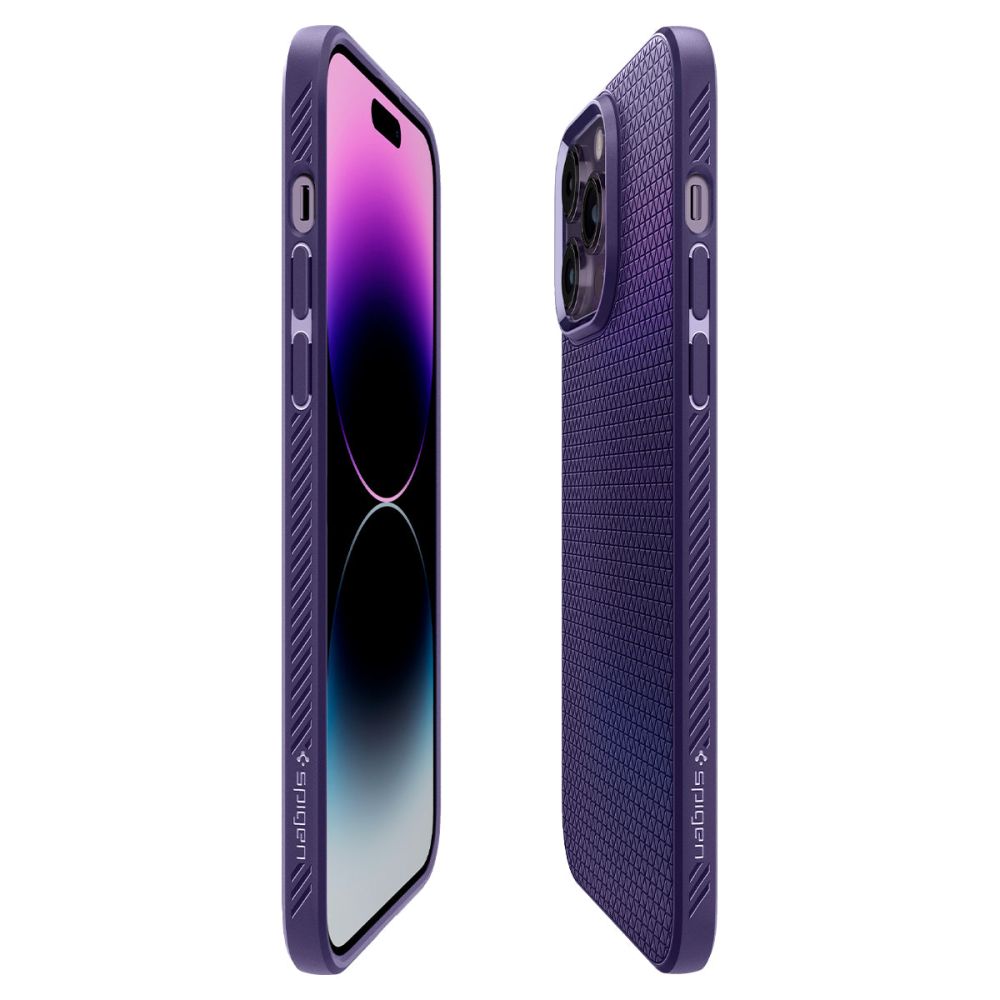 Pokrowiec etui Spigen Liquid AIR Armor Deep purple APPLE iPhone 14 Pro Max / 11