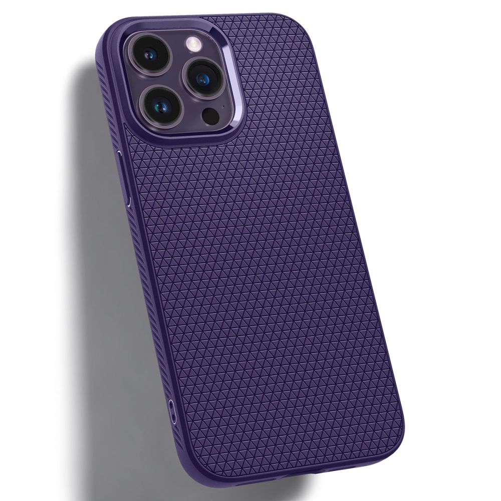 Pokrowiec etui Spigen Liquid AIR Armor Deep purple APPLE iPhone 14 Pro Max / 12
