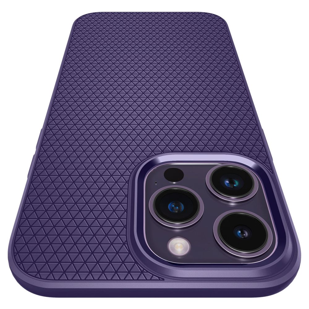 Pokrowiec etui Spigen Liquid AIR Armor Deep purple APPLE iPhone 14 Pro Max / 8
