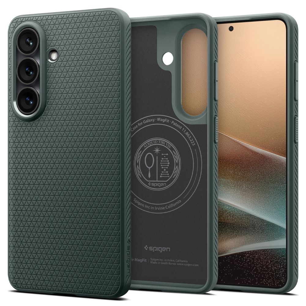 Pokrowiec etui Spigen Liquid AIR Armor Mag Magsafe Abyss zielone SAMSUNG Galaxy S26 Plus