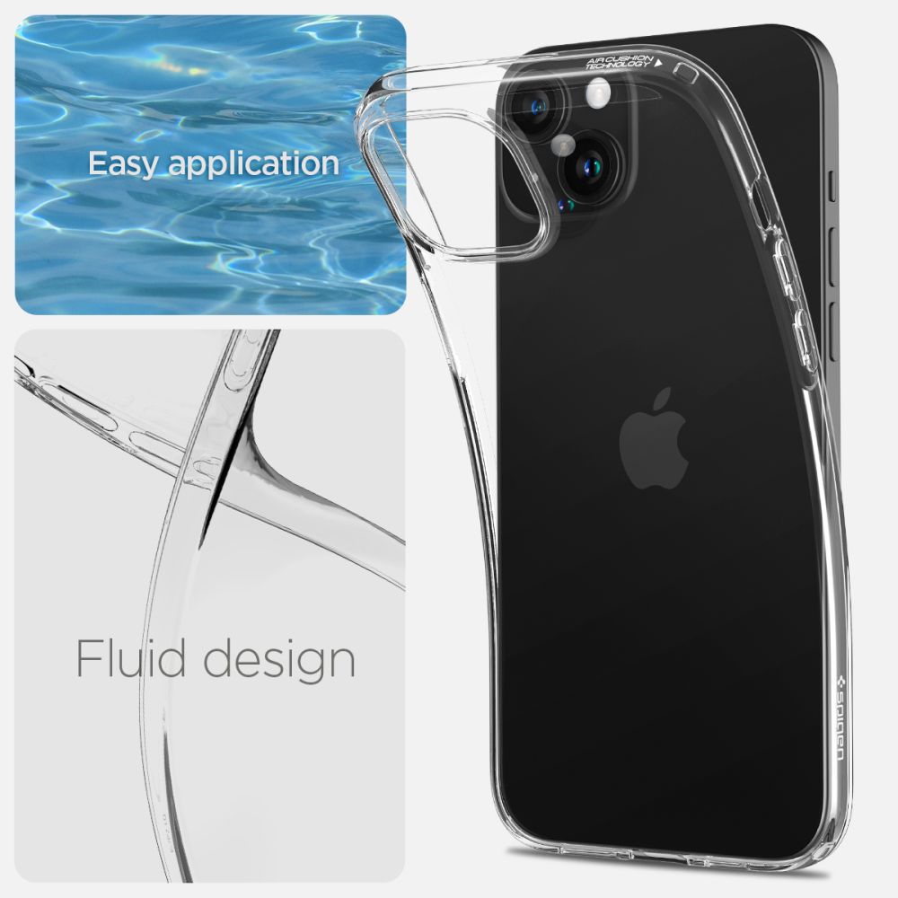 Pokrowiec etui Spigen Liquid Crystal przeroczyste APPLE iPhone 15 / 10