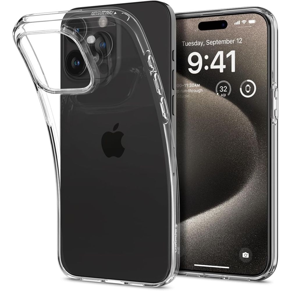 Pokrowiec etui Spigen Liquid Crystal przeroczyste APPLE iPhone 15 Pro Max