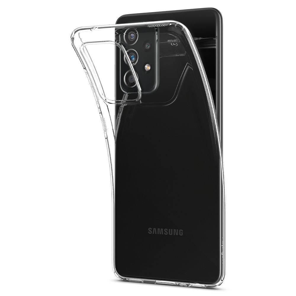 Pokrowiec etui Spigen Liquid Crystal przeroczyste SAMSUNG Galaxy A52 5G / 5