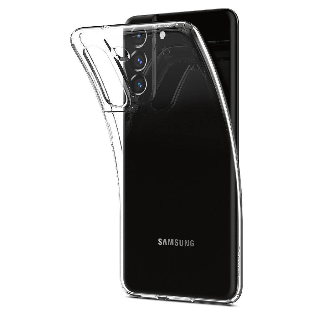 Pokrowiec etui Spigen Liquid Crystal przeroczyste SAMSUNG Galaxy S21 FE / 8