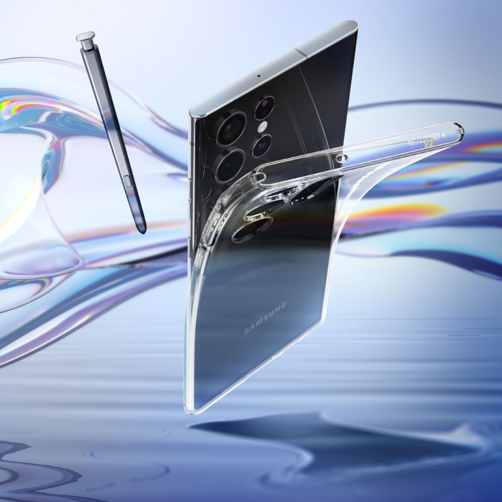 Pokrowiec etui Spigen Liquid Crystal przeroczyste SAMSUNG Galaxy S22 Ultra / 8