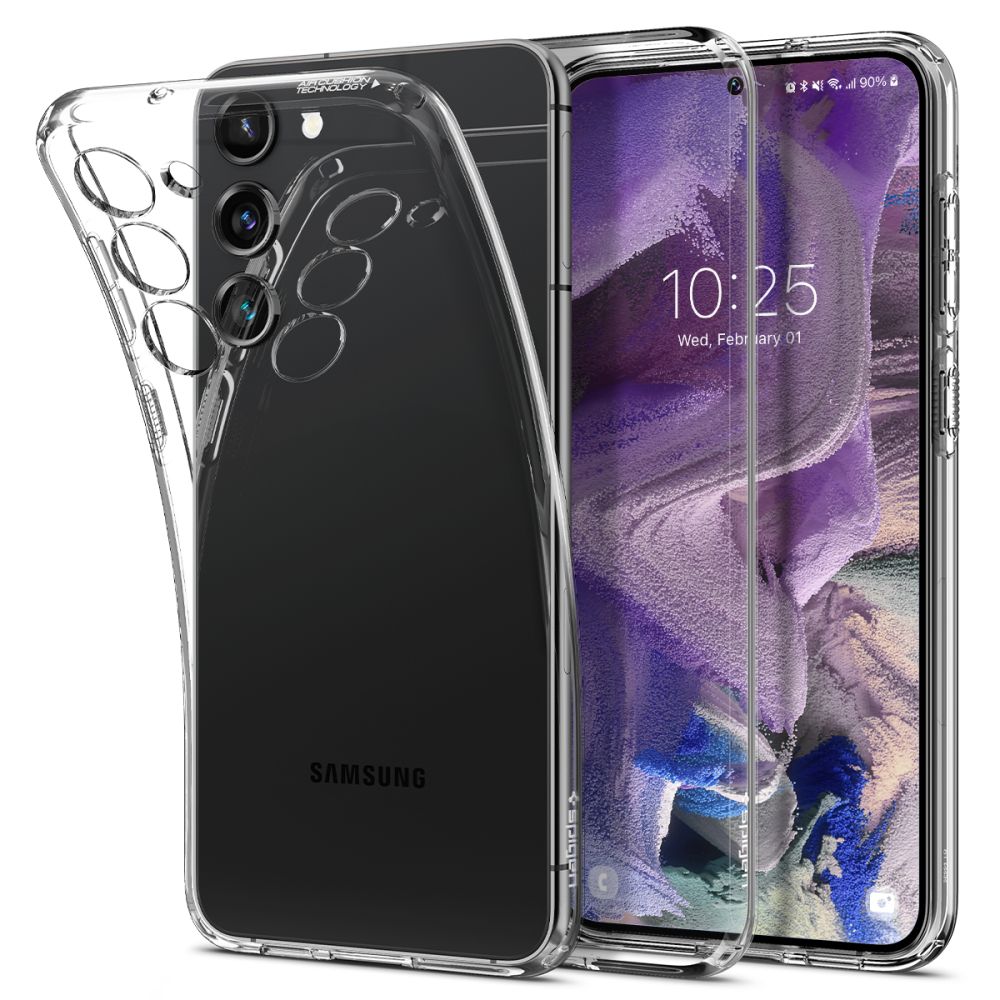 Pokrowiec etui Spigen Liquid Crystal przeroczyste SAMSUNG Galaxy S23